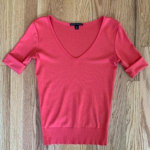 Ralph Lauren mercerised cotton coral top